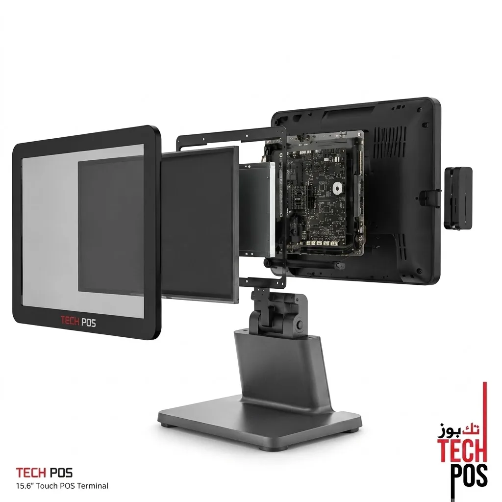 PC TACTIL TECH POS I5 8RAM/128SSD/WIFI/BLUETOOTH/SPEAKER DOUBLE AFFICHEUR 15.6P