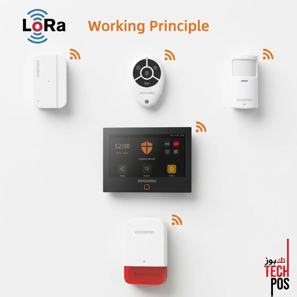VIDOO PRO ALARM KIT LoRa WIFI + 4G WITH 1 DETECTOR + 2 REMOTES + 1 ILS + OUTDOOR SIREN
